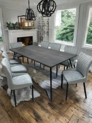 طاولة طعام 8 كراسي خشب