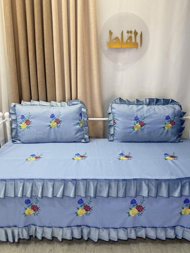 شراشف زمان الطيبين بقماش لنن ثقيل