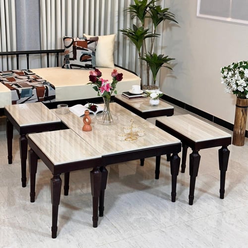 طقم طاولات ملكي 5قطع