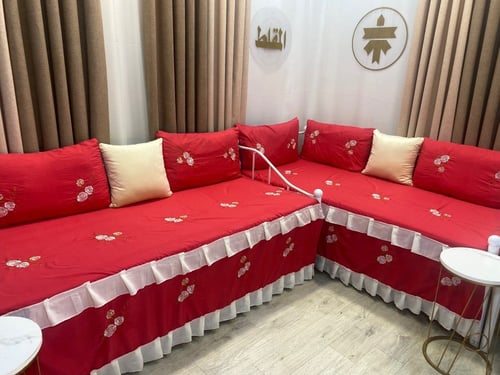 شراشف زمان الطيبين بقماش لنن ثقيل