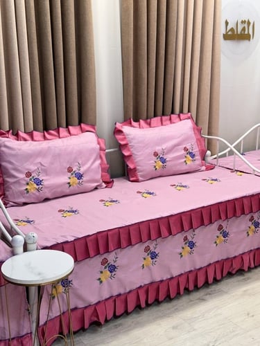 شراشف زمان الطيبين بقماش لنن ثقيل