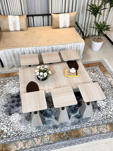 طقم طاولة ضيافه 7 ققطع