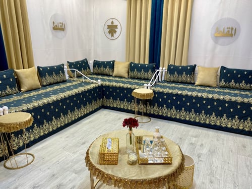 شراشف روتلس مطرز مطعم بترتر ذهبي