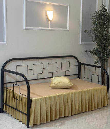 تنورة سرير مخمل ساده