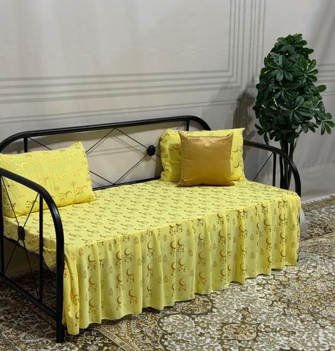 شراشف رمضانيه حرير بلمعه ذهبيه