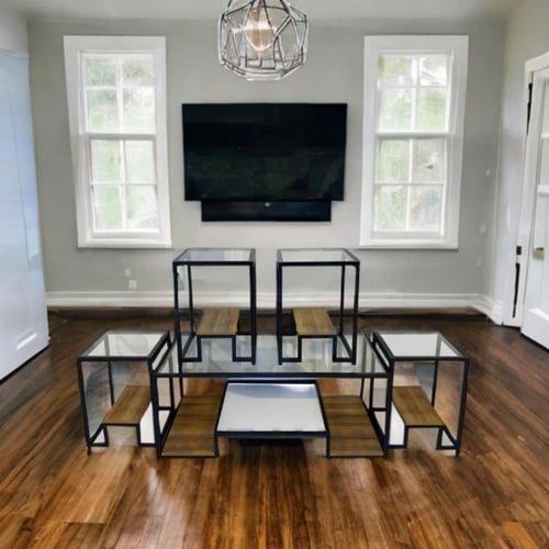 طقم طاولات 5 قطعة