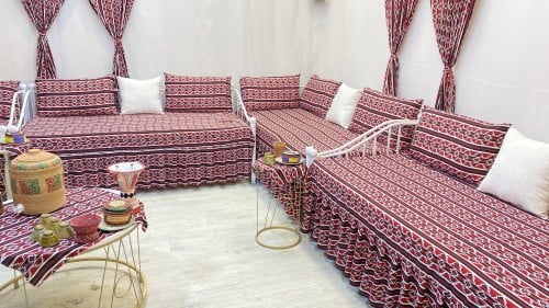 شراشف جيزاني مجالس إستقبال رسميه