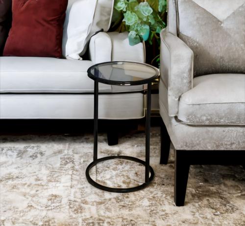 طاولة خدمة زجاجية فاخرة