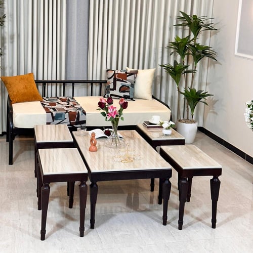 طقم طاولات ملكي 5قطع