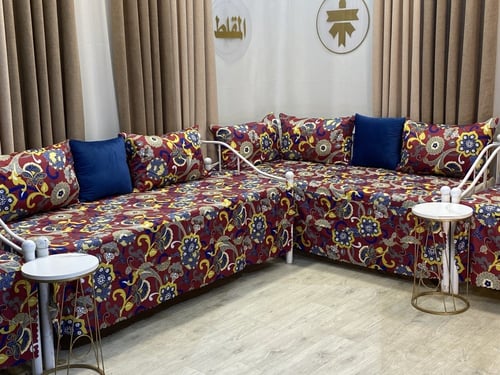 شراشف قطن لغرفة وصالة المعيشه