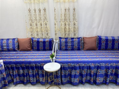 شراشف جيزاني مجالس إستقبال مخملي ناعم