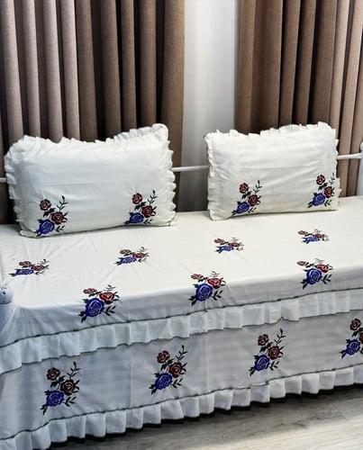 شراشف زمان الطيبين بقماش لنن ثقيل