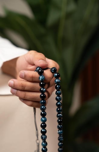 بكلايت فضة تركواز ( معّرق )