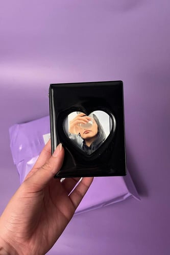 البوم صور قلب (ابيض، اسود)