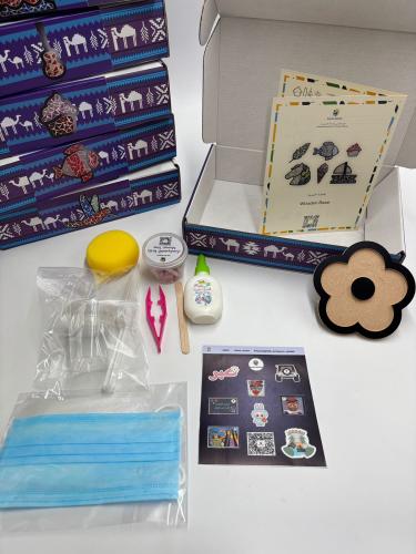 بوكس عمل الفسيفساء Rose