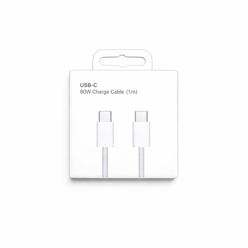 كابل شحن سريع USB-C إلى USB-C بقدرة 60 واط (طول 1...