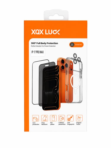 باكج حماية متكامل 360° لهاتف iPhone 17 Pro Max من...