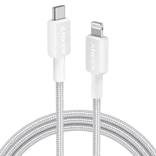 كابل Anker 322 USB-C إلى Lightning (مضفر بطول 6 أق...