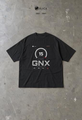 تيشرت بيويك GNX عداد التيربو 15 psi — أسود