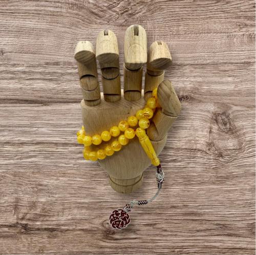 مسباح بكلايت شبيه الكهرمان بطربزونه نحاس