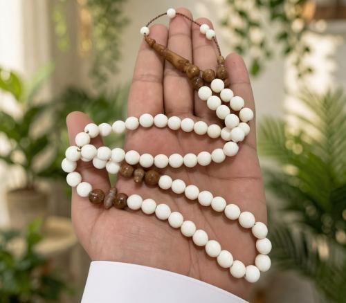 مسباح عظم الجمل 66 خرزة مقاس8*8 ملي