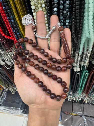 مسباح بكلايت بني مموج طربزونة معدن