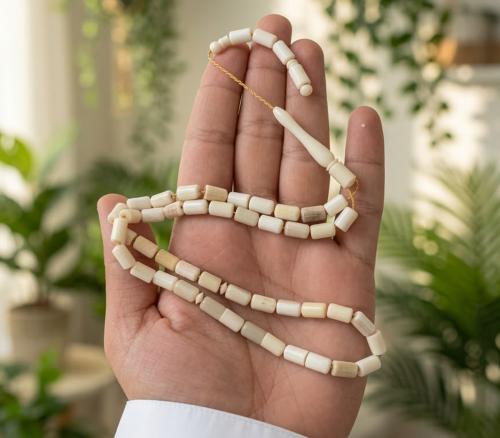 مسباح عظم الجمل 45 خرزة مقاس6*9 ملي