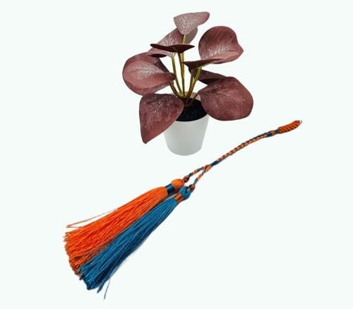 كركوشة مجدول تفصال يدوي خاص بكركوشة ومسباح من خيوط...