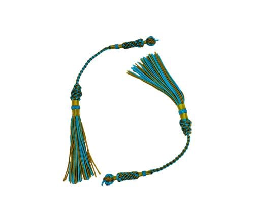 كركوشة تفصال يدوي من خيوط القيطان باللون االسماوي...