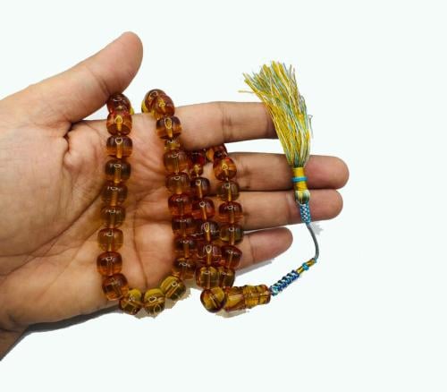 مسباح زعفران اصفر شفاف كركوشة تفصال