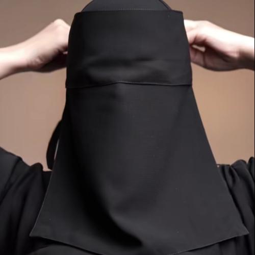 نقاب بغشوه عيون طوايله