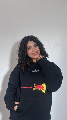 Hoodie Red Bull Black