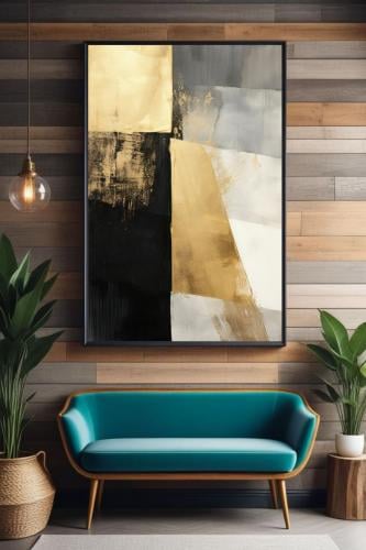 لوحة تجريدية 124