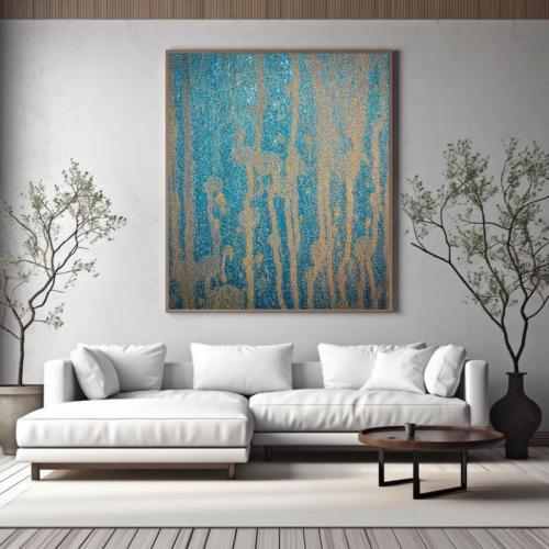 لوحة جميلة على شكل دم 71