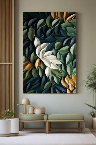 لوحة أوراق الشجر 45