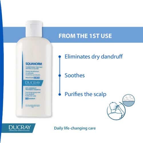 Ducray Squanorm Shampoo Dry Scalp 200ml دوكراي سكو...