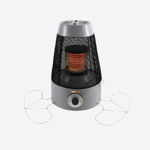 كولن دفاية كهربائية دائرية 2000 واط، لون رمادي