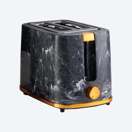 كولن محمصة خبز مزدوجة تأثير رخامي 900 واط، 6 سرعات...