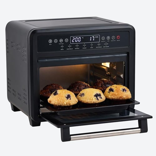 كولن قلاية هوائية فرن 1700 واط، سعة 22 لتر، لون اس...