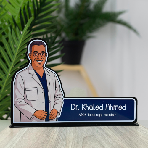 ستاند مكتبي - رسم كرتوني