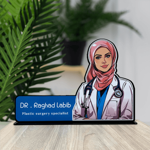 ستاند مكتبي - رسم كرتوني