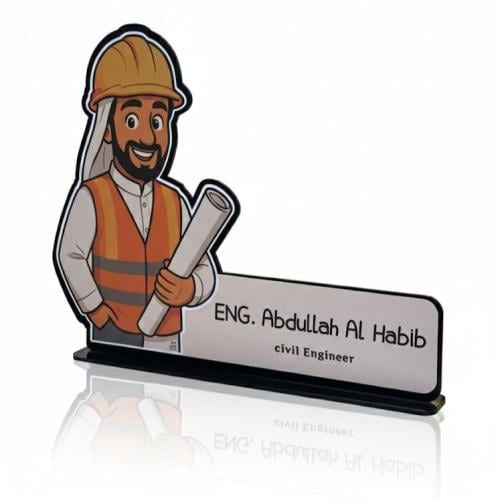 ستاند مكتبي أكريليك - كرتوني
