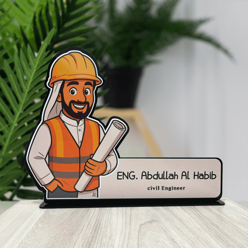 ستاند مكتبي - رسم كرتوني