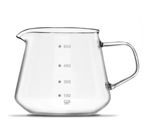 إناء تقديم القهوة موديل 300 من بريتو 600 مل - شفاف