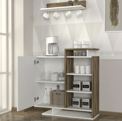 ركن قهوة Mareta ابيض بني