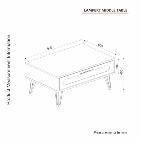 طاولة قهوة تصميم حديث بني