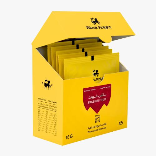 محمصة الفارس الأسود - أظرف باشن فروت- 5 أظرف