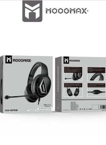 سماعة رأس سلكية صوت ثلاثي الأبعاد AUX+USB