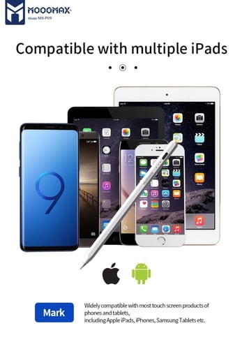 قلم ايباد مغناطيسي يدعم راحة اليد