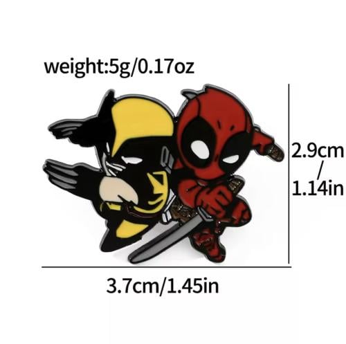 Deadpool vs x man pins